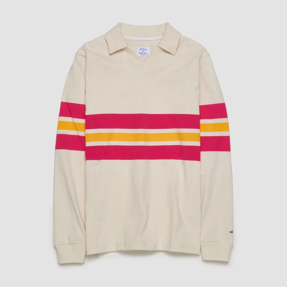 NOAH NYC Pitch Perfect Collection Knit Polo Shirt